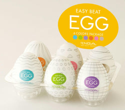 Easy Beat Egg Six Color Masturbator Six Pack