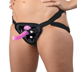 Double G Deluxe Vibrating Strap On Kit